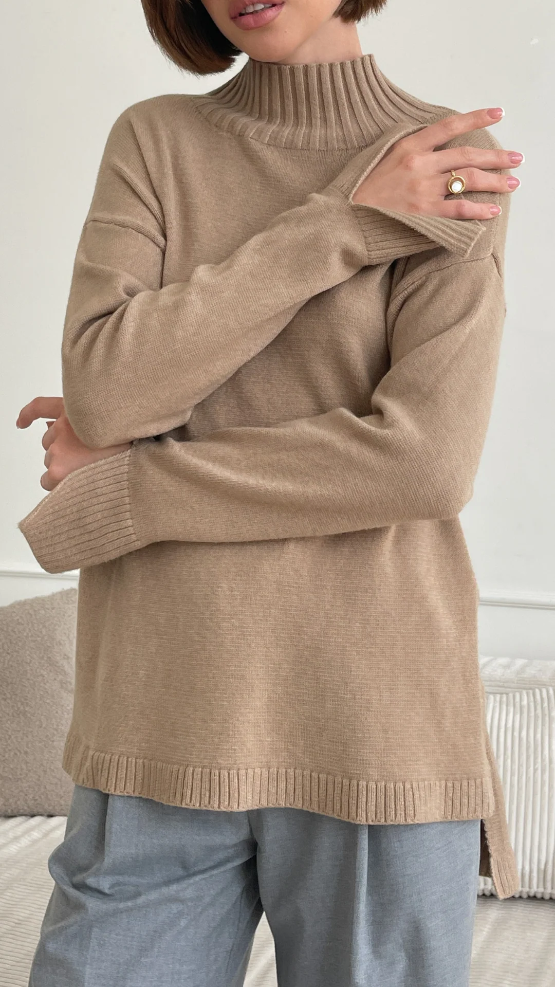 Mona Sweater - Camel - Image 2