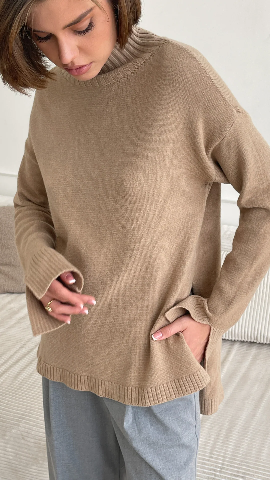 Mona Sweater - Camel - Image 5