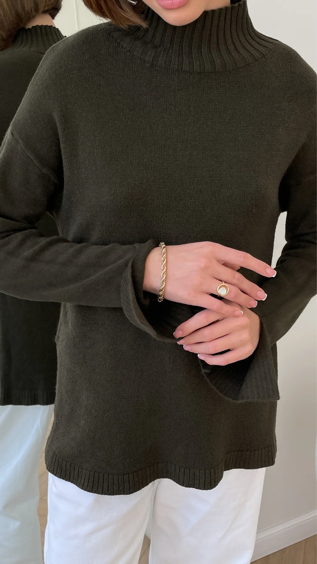Mona Sweater - Sage Leaf - Image 5
