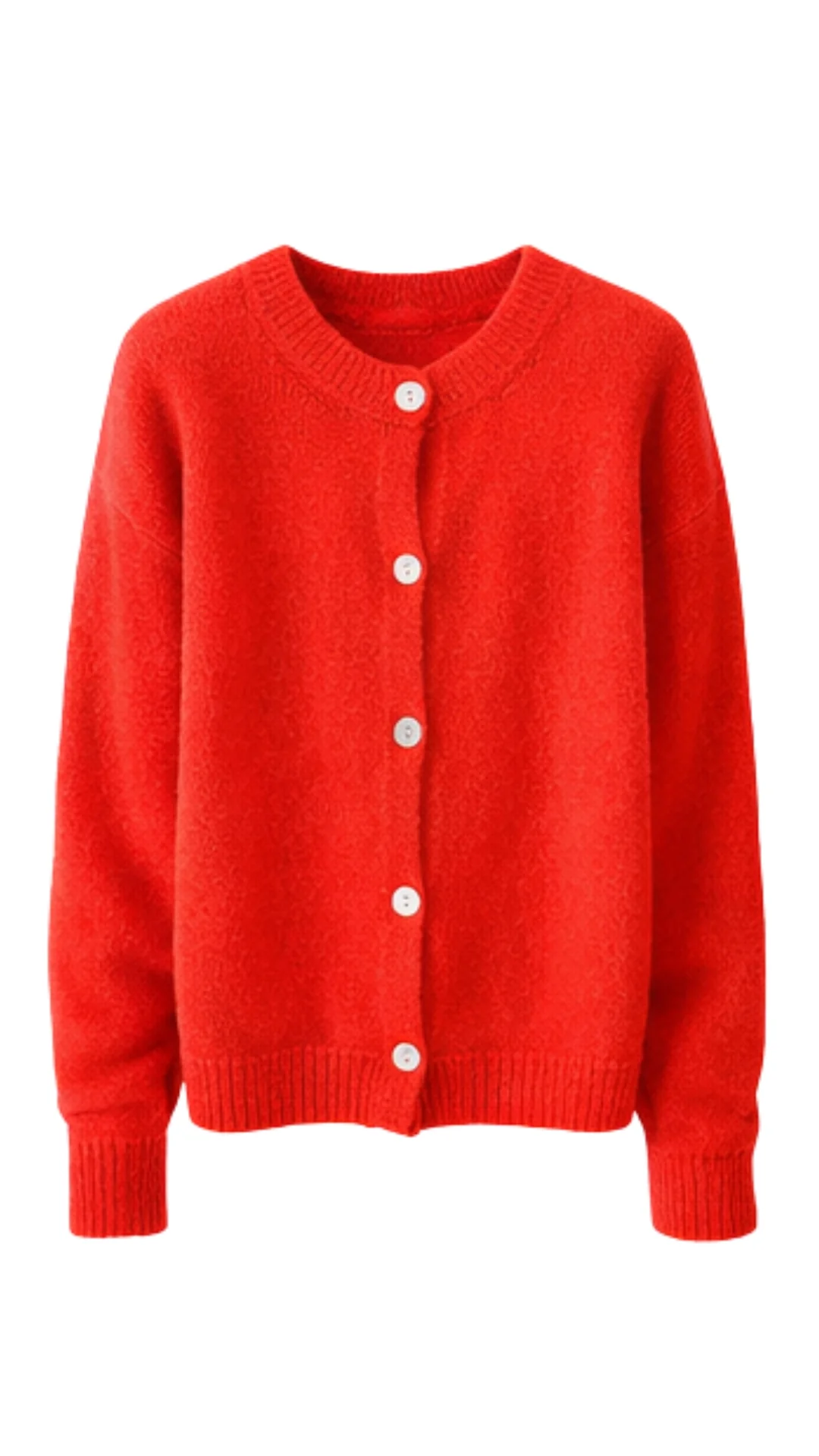 Reyna Soft Alpaca Cardigan - Pomegranate - Image 5