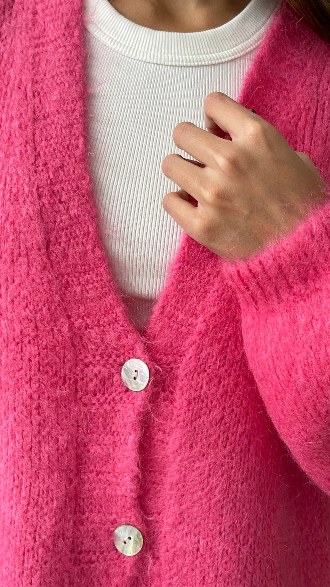 Ruby Cardigan - Candy Pink - Image 3