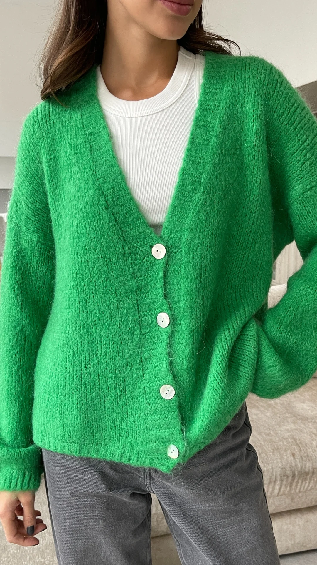 Ruby Cardigan - Green - Image 10