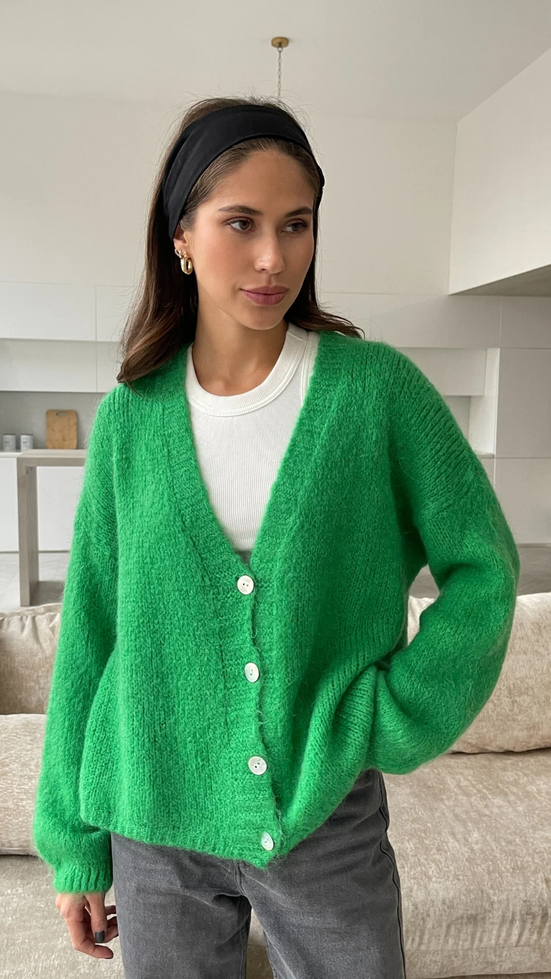Ruby Cardigan - Green - Image 11