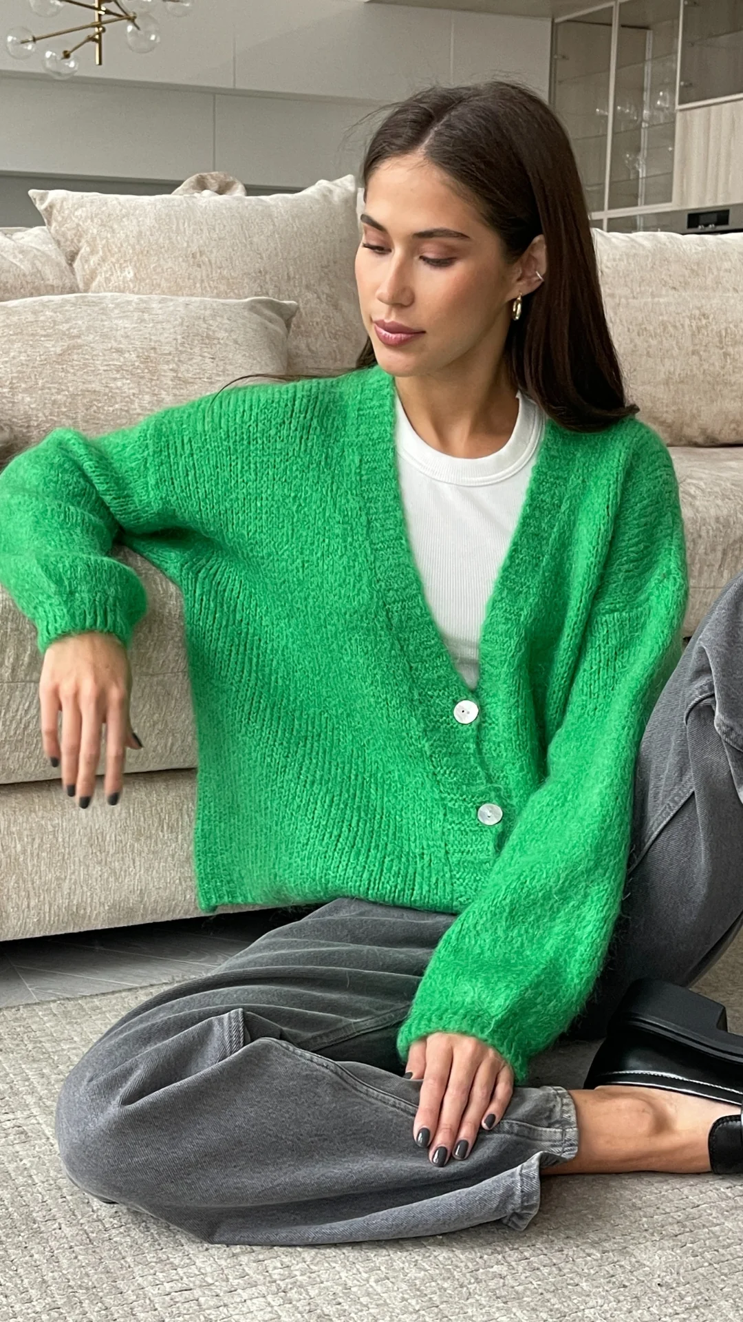 Ruby Cardigan - Green - Image 7