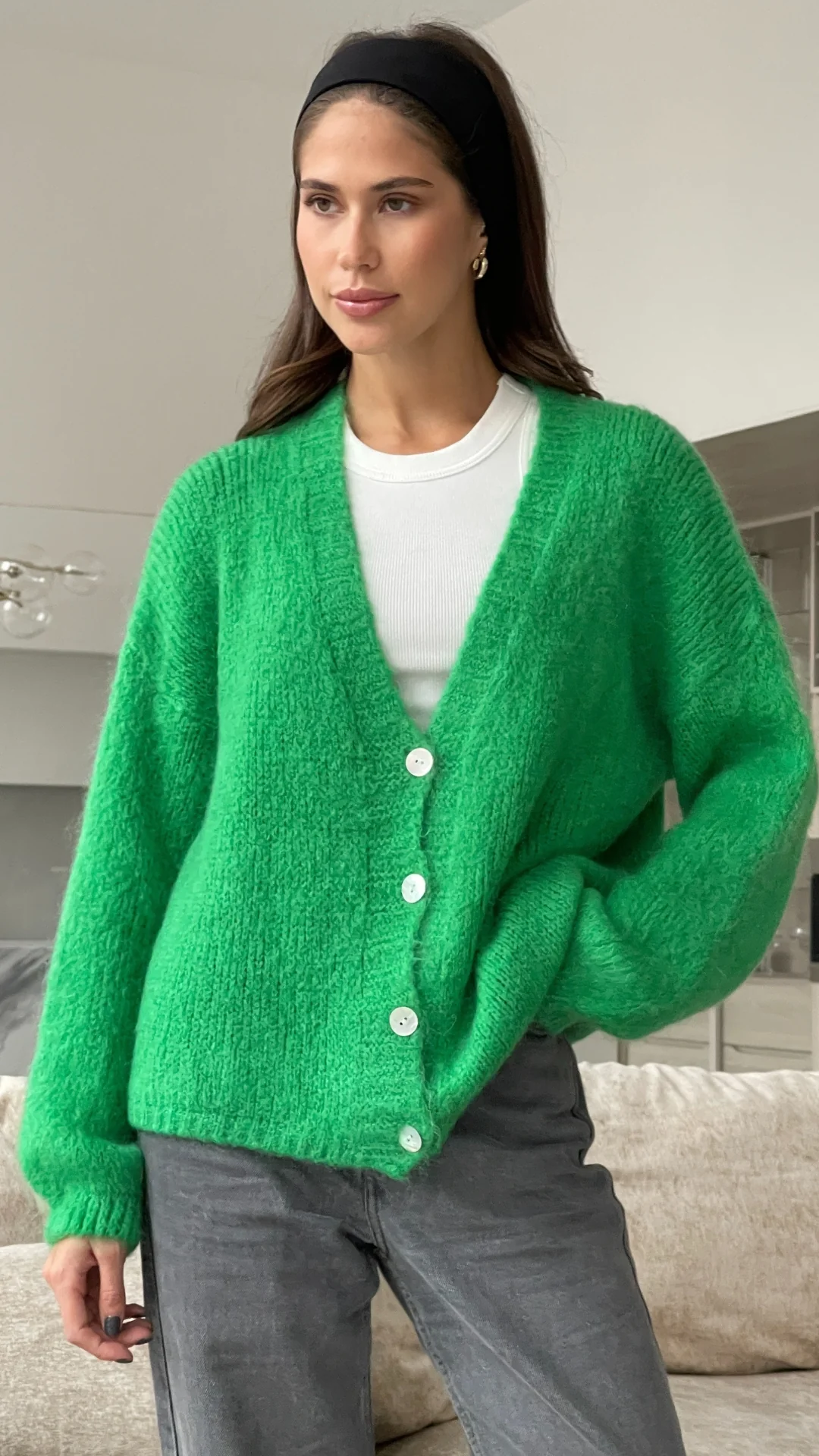 Ruby Cardigan - Green - Image 8