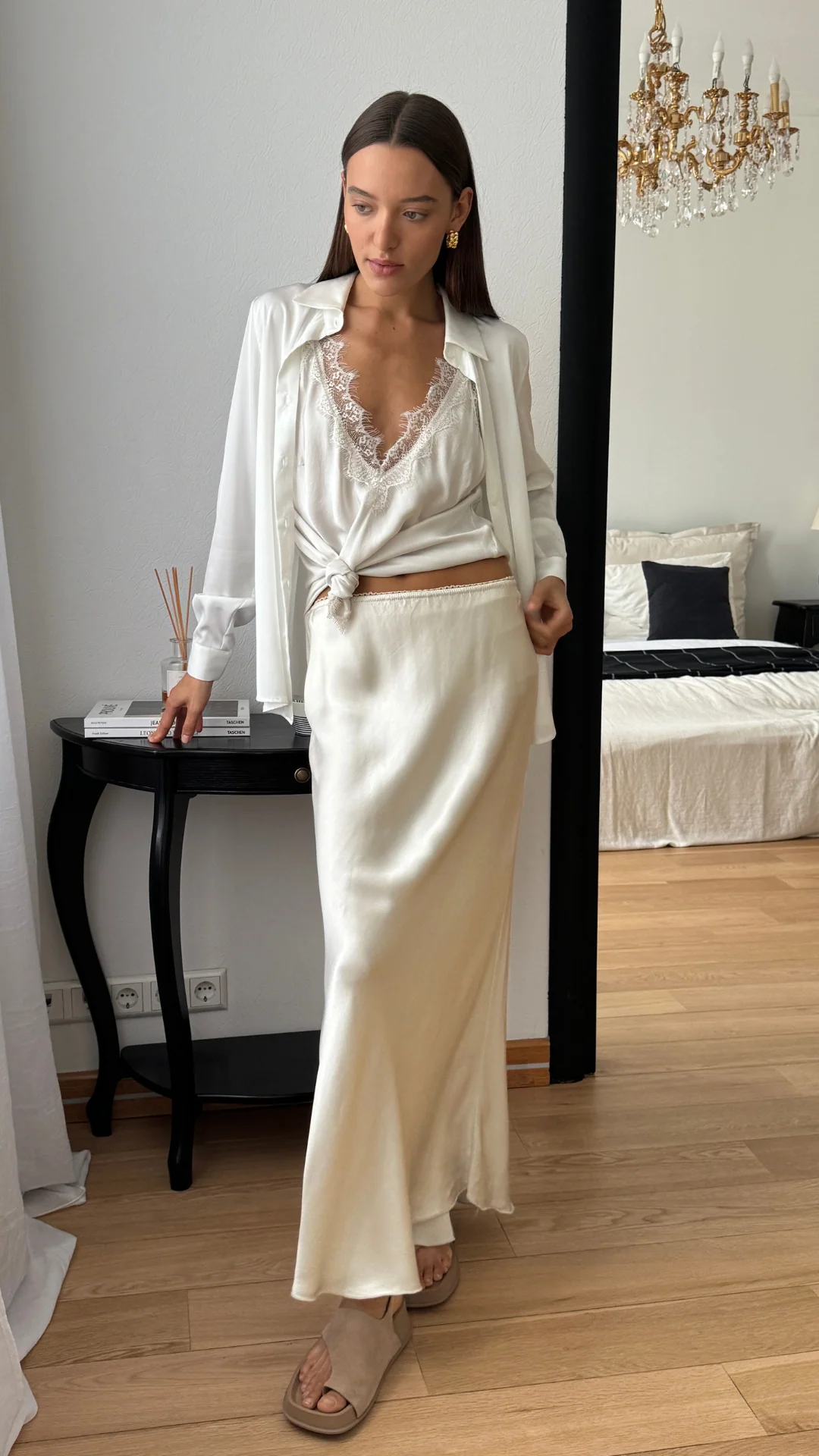 Sasha Skirt - Oyster - Image 3