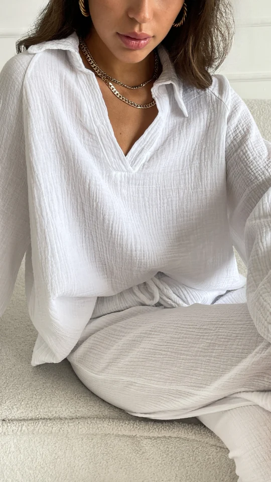 Selina Cotton Set - White - Image 7