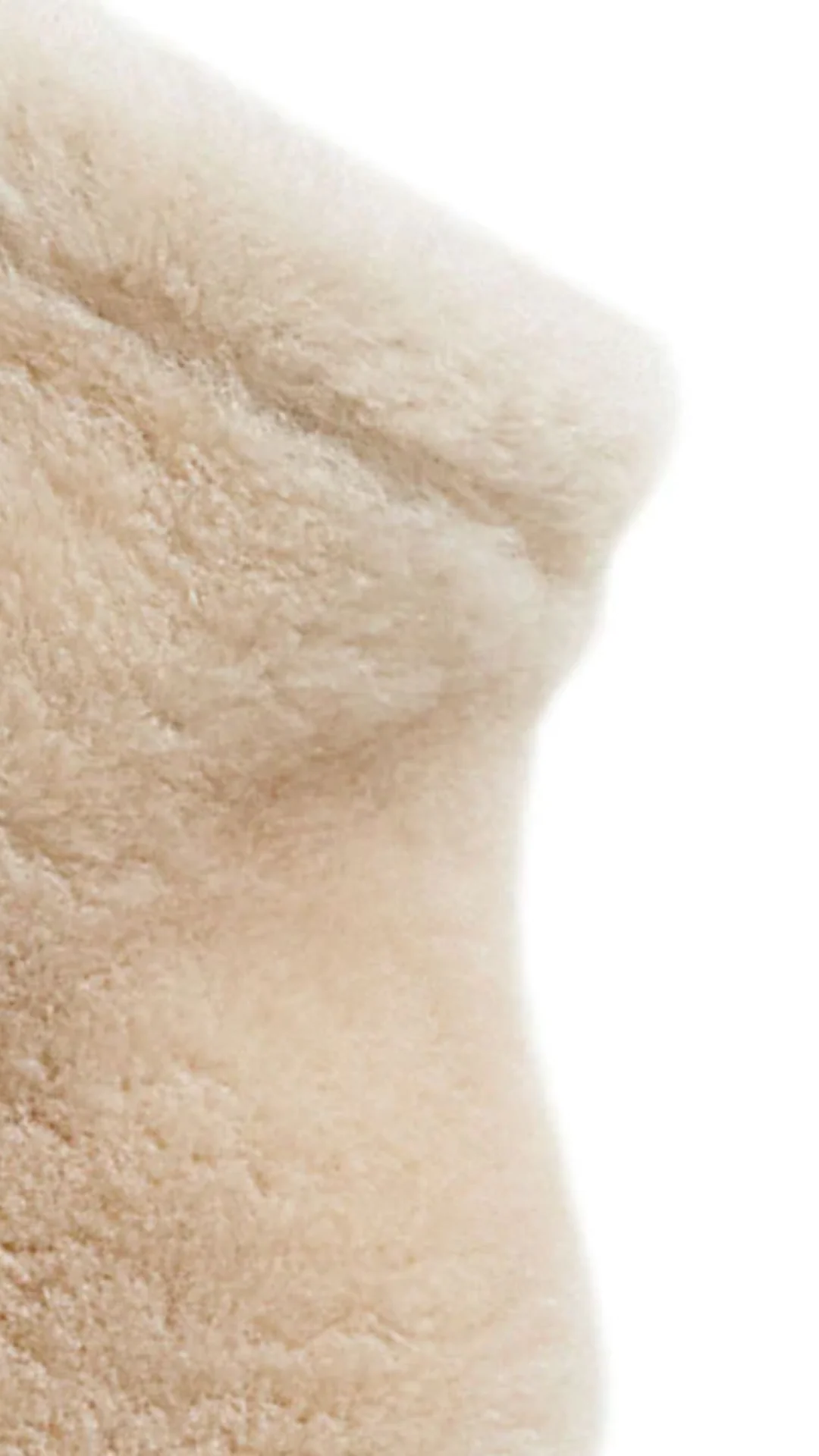 Sheepskin Hot Water Bottle - Ivory - Image 4