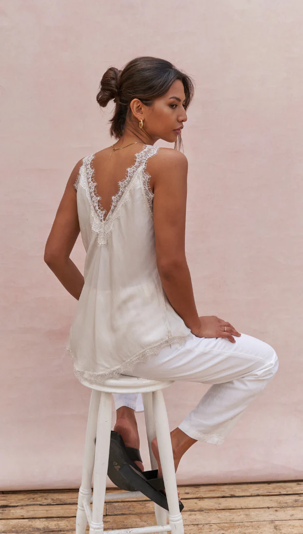 Solange Camisole - Cream - Image 11