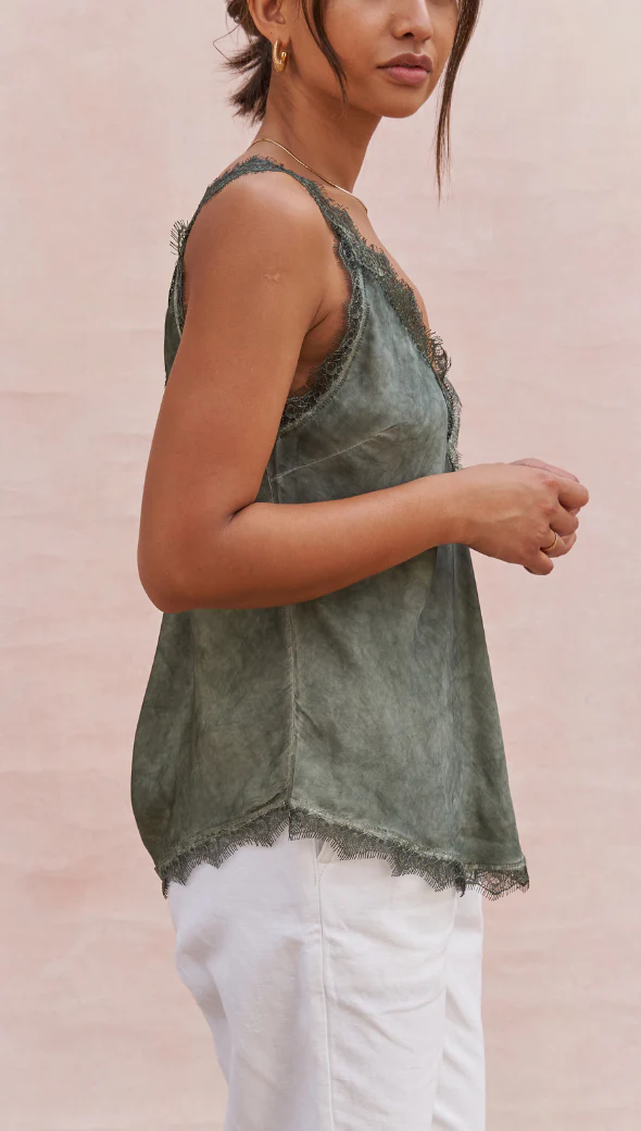 Solange Camisole - Khaki - Image 7