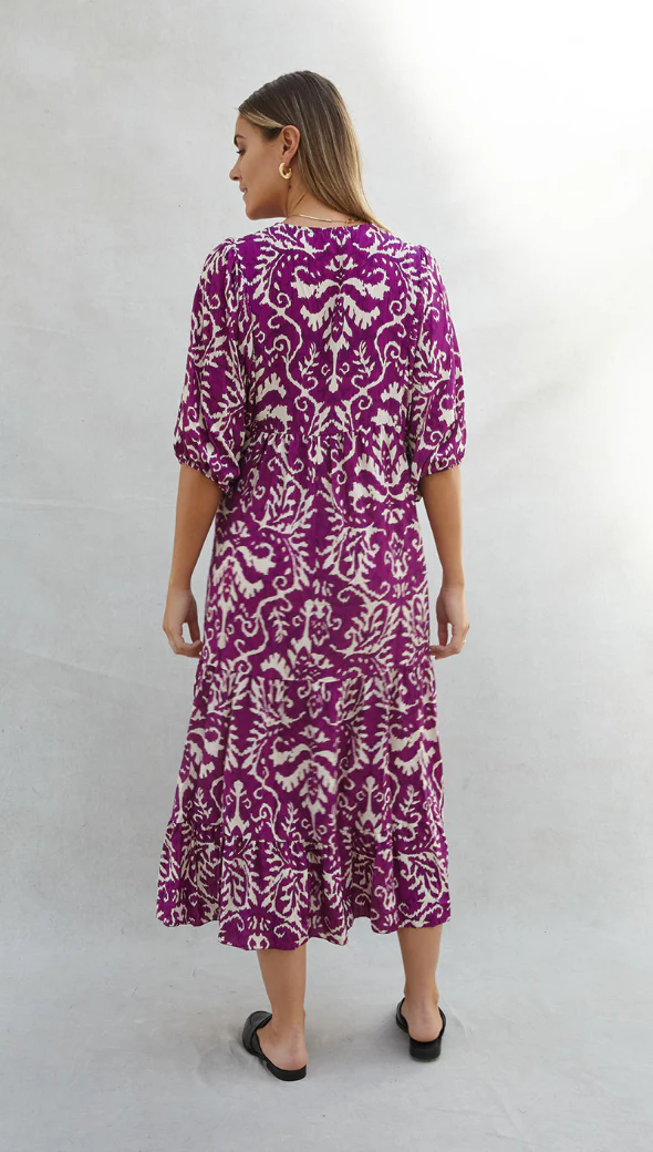 Teagan Dress - Purple - Image 8