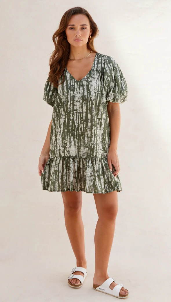 Tia Dress - Forest And Cloud - Image 6