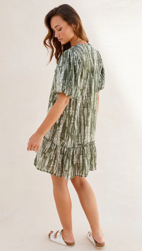 Tia Dress - Forest And Cloud - Image 7
