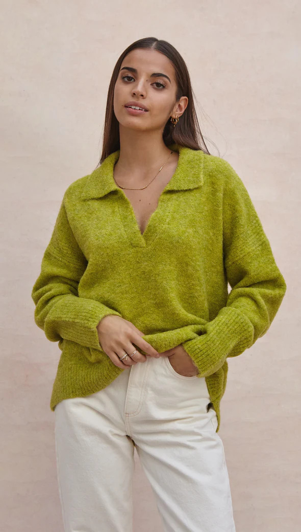 Veronika Sweater - Lime - Image 8