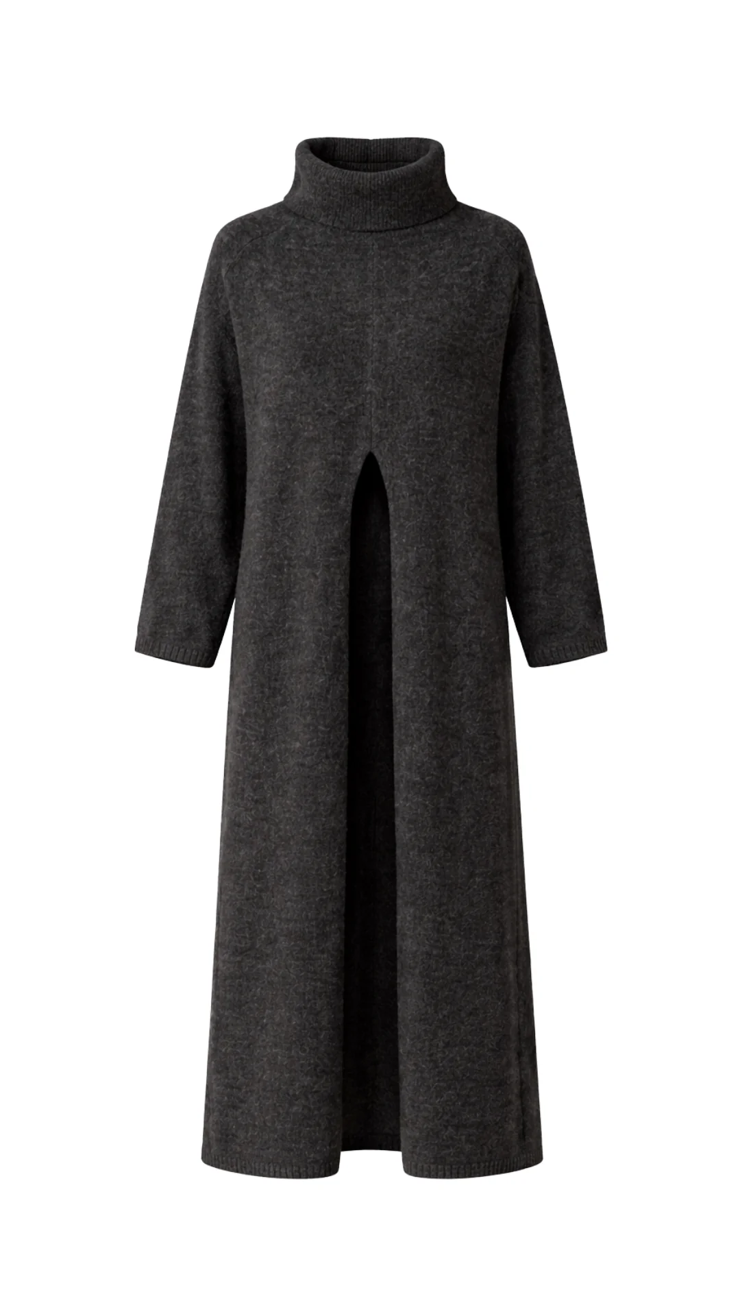 Vivienne Sweater Dress - Black Melange - Image 5